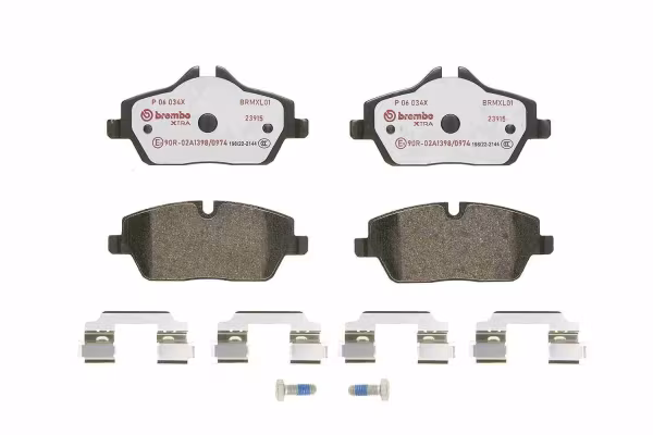 BREMBO Kit pastiglie freno, Freno a disco