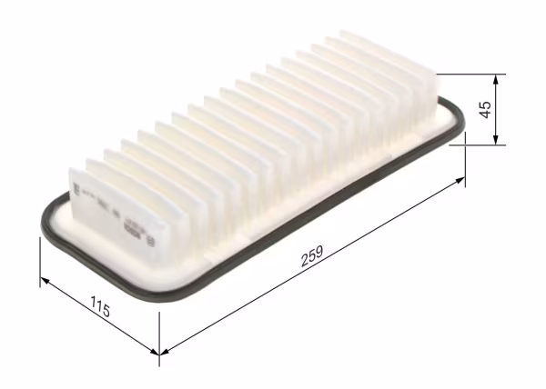 BOSCH Filtro aria