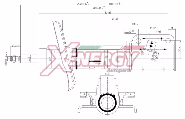 AP XENERGY Ammortizzatore