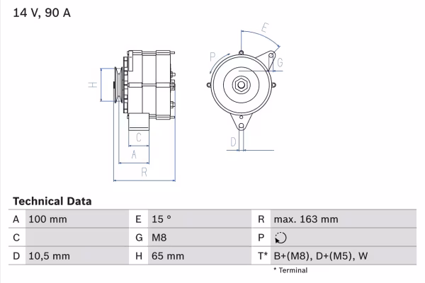 BOSCH Alternatore