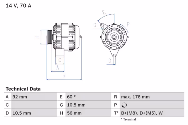 BOSCH Alternatore