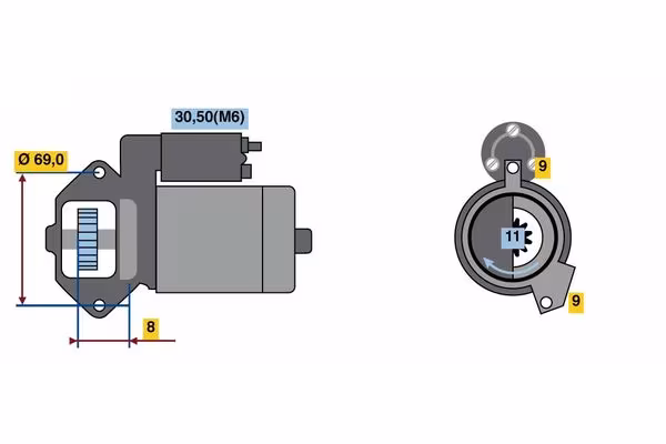 BOSCH Motorino d\'avviamento