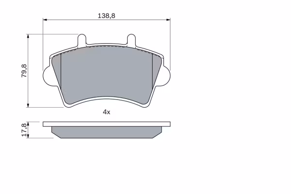 BOSCH PASTIGLIE FRENO