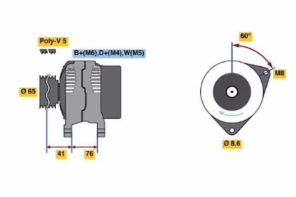BOSCH Alternatore