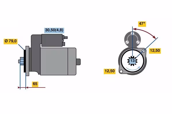 BOSCH Motorino d\'avviamento