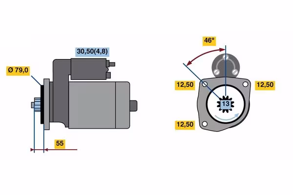BOSCH Motorino d\'avviamento