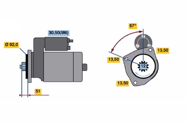 BOSCH Motorino d\'avviamento