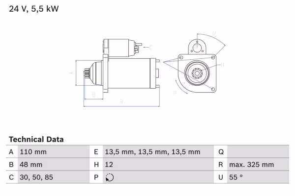 BOSCH Motorino d\'avviamento