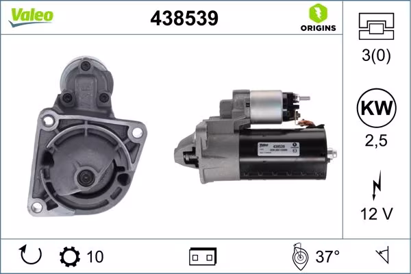 VALEO Motorino d\'avviamento