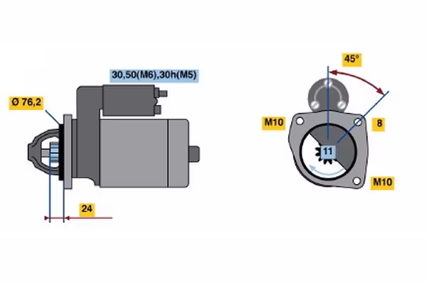 BOSCH Motorino d\'avviamento