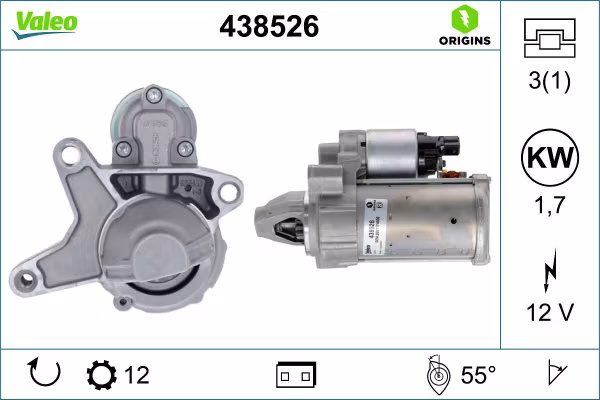 VALEO Motorino d\'avviamento