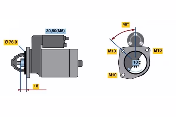 BOSCH Motorino d\'avviamento