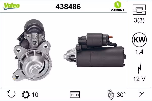 VALEO Motorino d\'avviamento