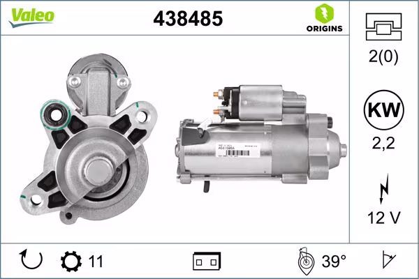 VALEO Motorino d\'avviamento