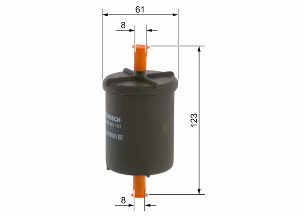 BOSCH Filtro carburante