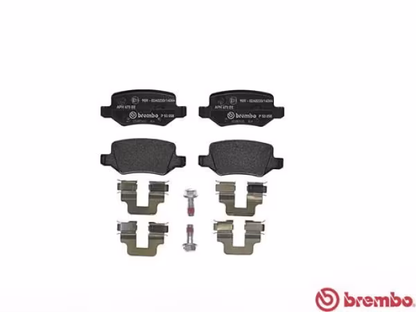 BREMBO Kit pastiglie freno, Freno a disco