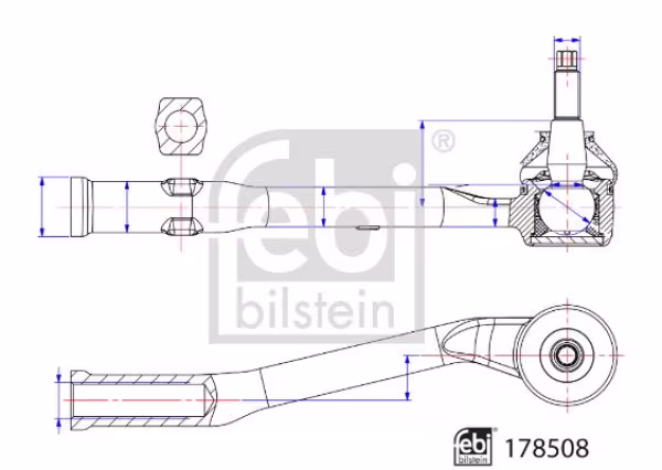 FEBI BILSTEIN Testa barra d\'accoppiamento