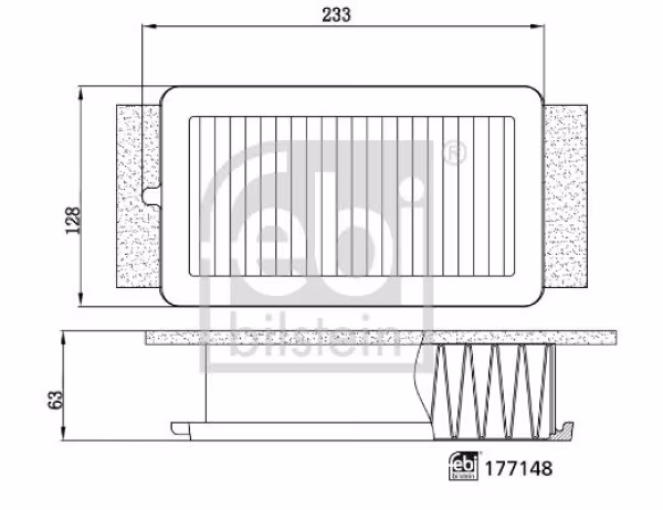 FEBI BILSTEIN Filtro aria
