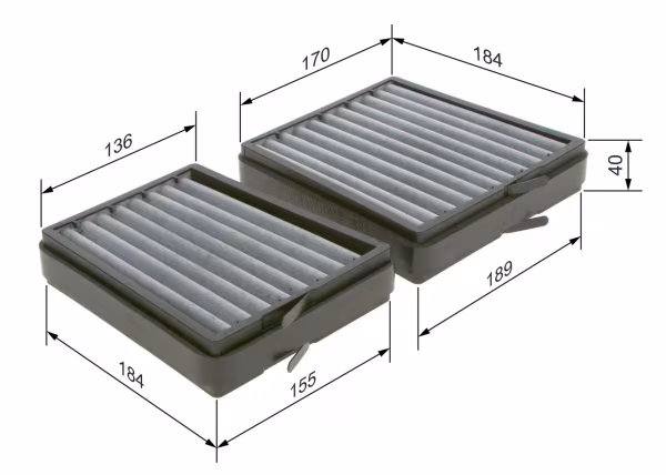 BOSCH Filtro, Aria abitacolo