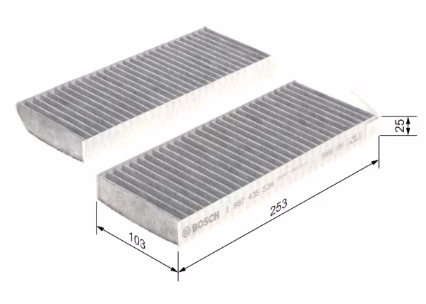 BOSCH Filtro, Aria abitacolo