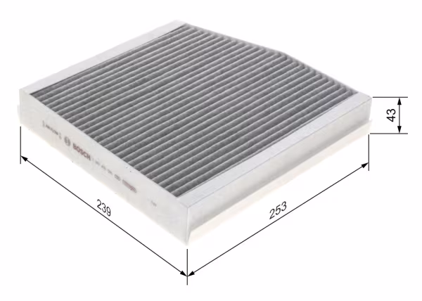 BOSCH Filtro, Aria abitacolo