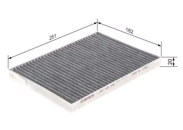 BOSCH Filtro, Aria abitacolo