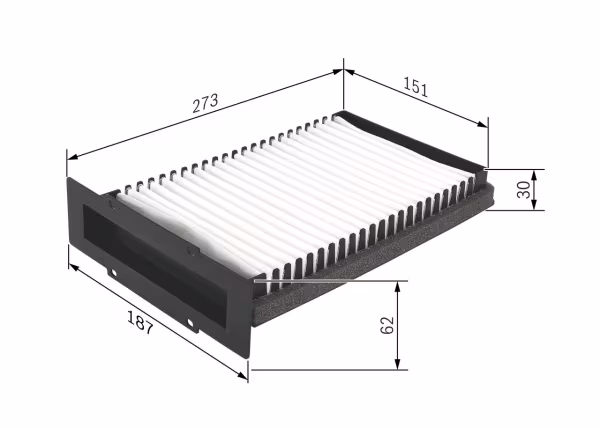 BOSCH Filtro, Aria abitacolo