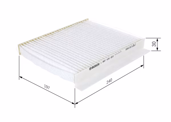 BOSCH Filtro, Aria abitacolo