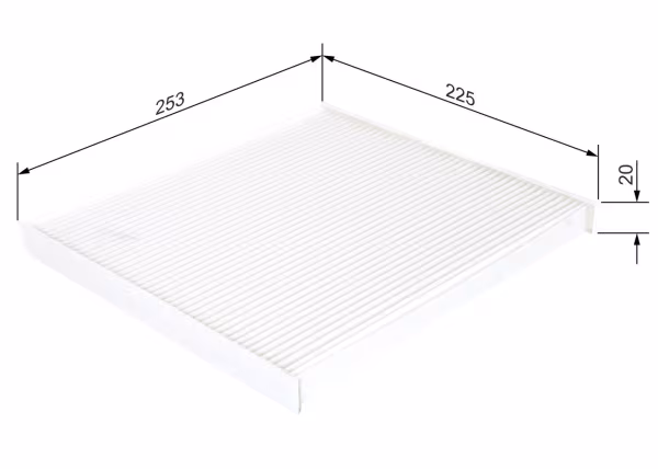 BOSCH Filtro, Aria abitacolo