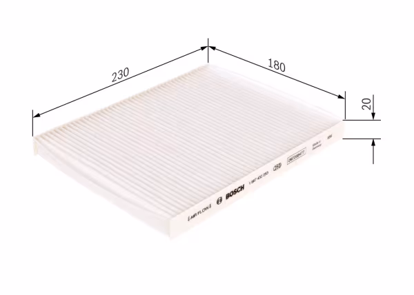 BOSCH Filtro, Aria abitacolo