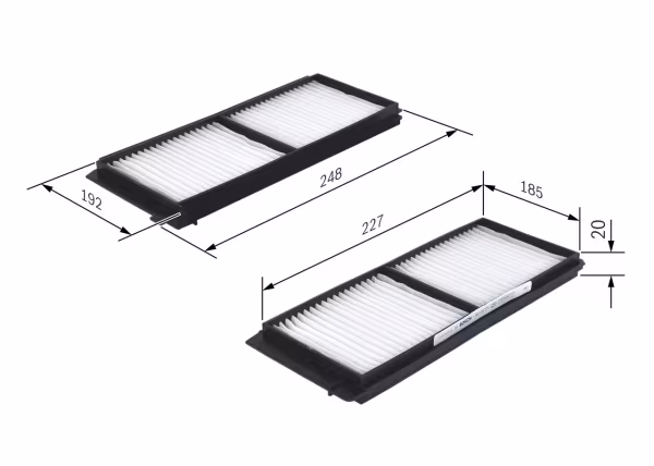 BOSCH Filtro, Aria abitacolo