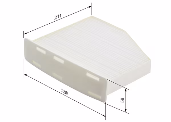 BOSCH Filtro, Aria abitacolo