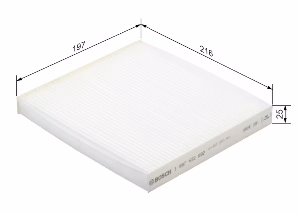 BOSCH Filtro, Aria abitacolo