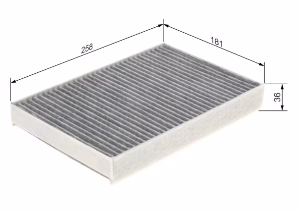 BOSCH Filtro, Aria abitacolo