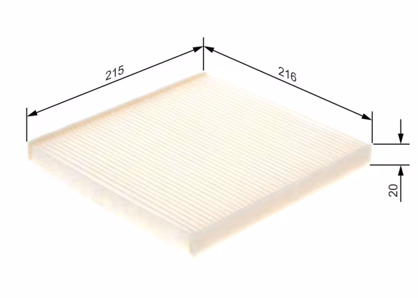 BOSCH Filtro, Aria abitacolo
