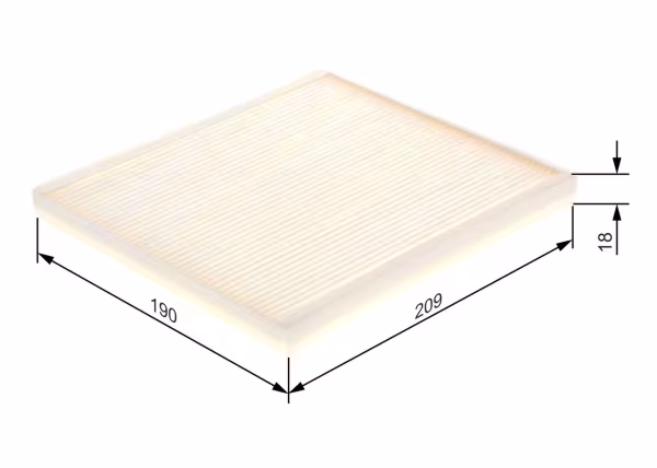 BOSCH Filtro, Aria abitacolo
