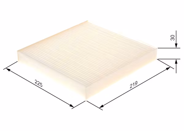 BOSCH Filtro, Aria abitacolo