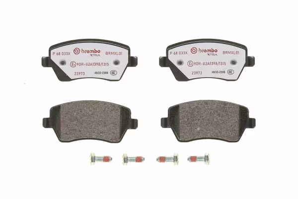 BREMBO Kit pastiglie freno, Freno a disco