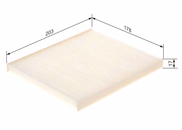 BOSCH Filtro, Aria abitacolo