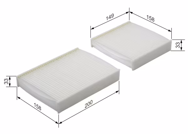 BOSCH Filtro, Aria abitacolo