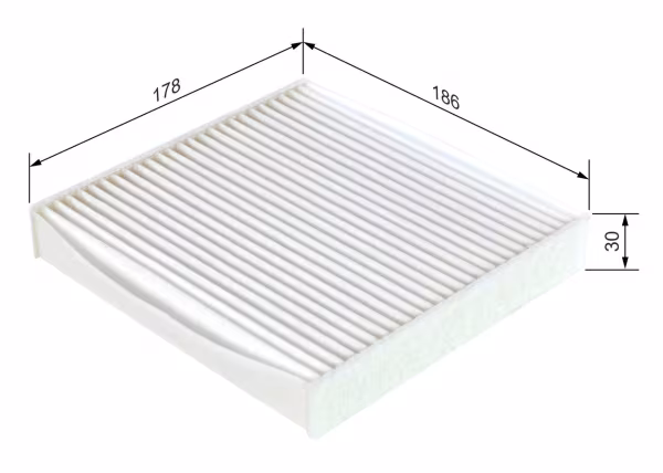 BOSCH Filtro, Aria abitacolo