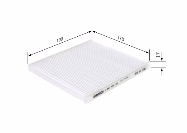 BOSCH Filtro, Aria abitacolo