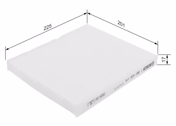 BOSCH Filtro, Aria abitacolo