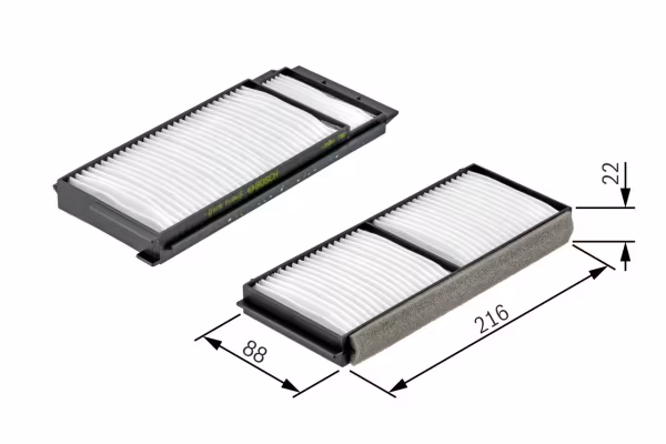 BOSCH Filtro, Aria abitacolo
