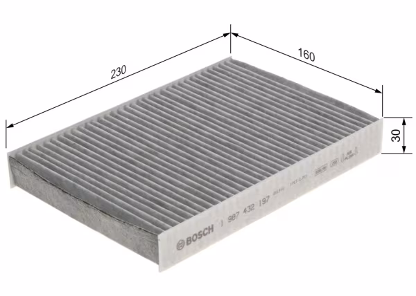 BOSCH Filtro, Aria abitacolo