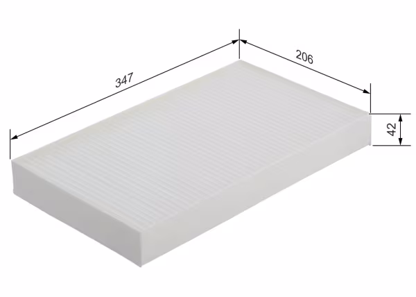 BOSCH Filtro, Aria abitacolo