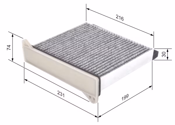 BOSCH Filtro, Aria abitacolo