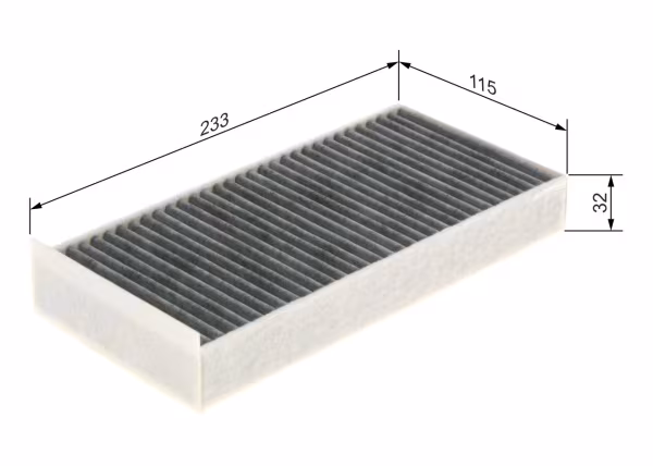 BOSCH Filtro, Aria abitacolo