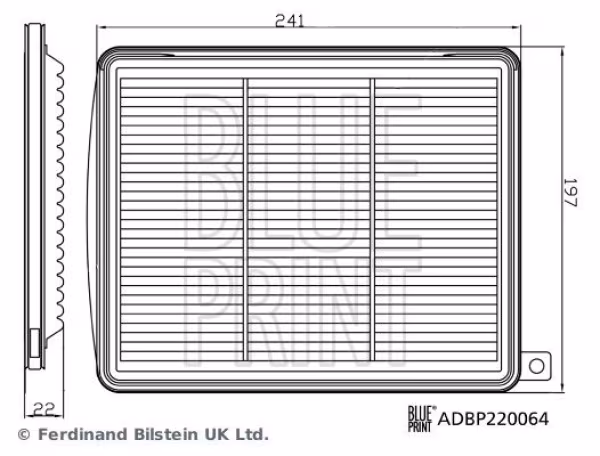 BLUE PRINT Filtro aria