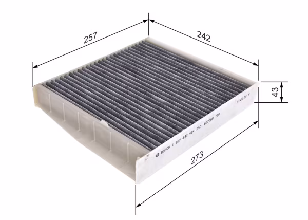 BOSCH Filtro, Aria abitacolo